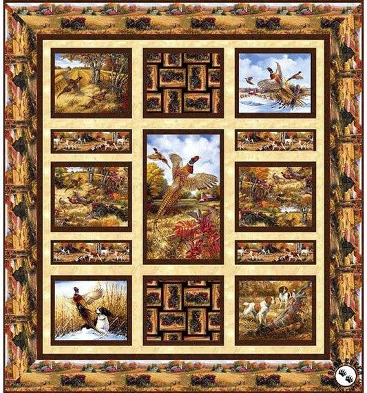 Pheasant Run CLA11110840Q Quilt Blanket
