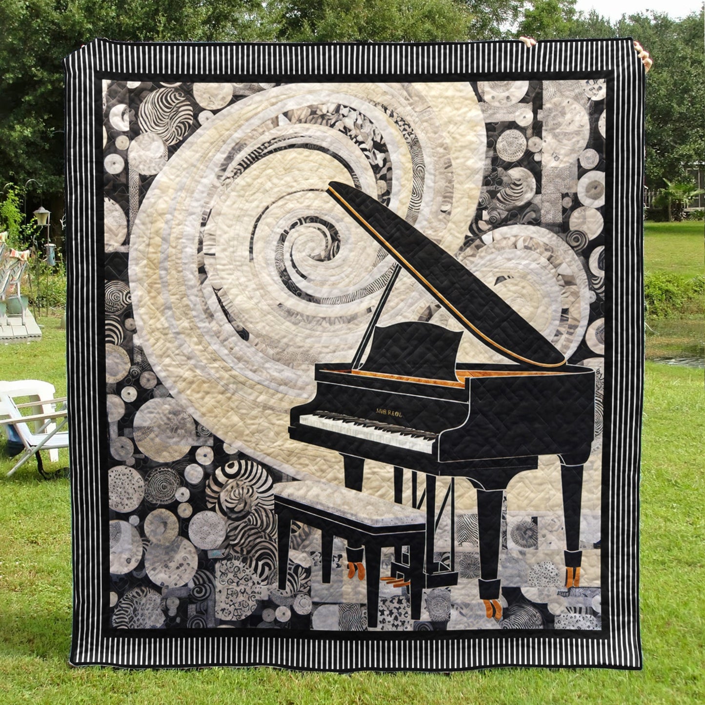 Piano CG190623 Art Quilt