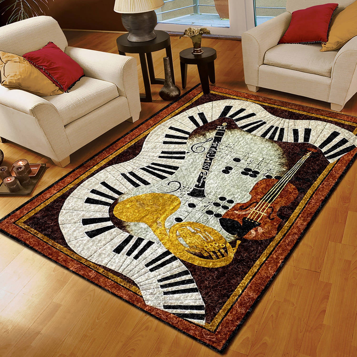 Piano BL150849R Rug Charming Favor