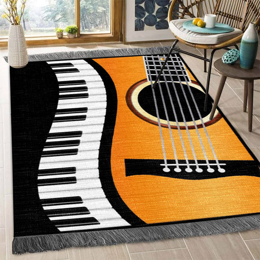 Piano Guitar HM1710128F Decorative Floor-cloth