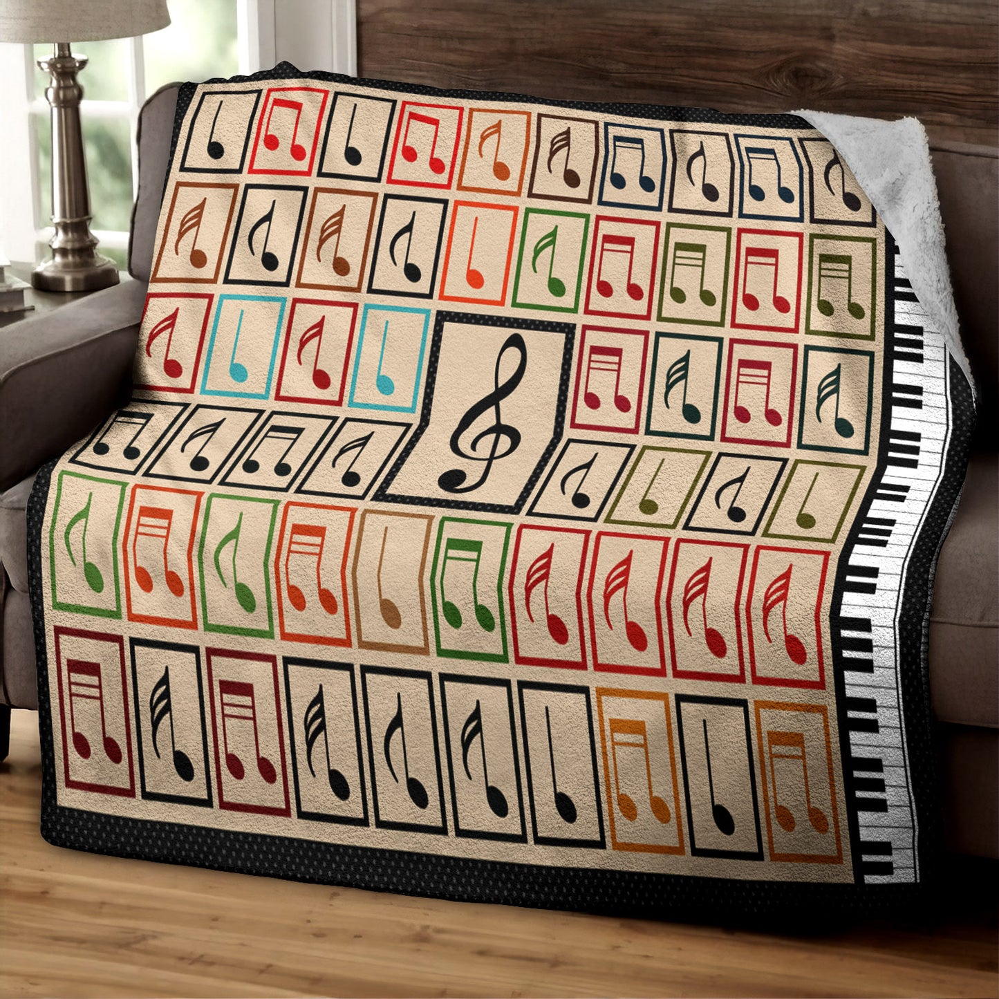 Piano HM200815TT Sherpa Fleece Blanket