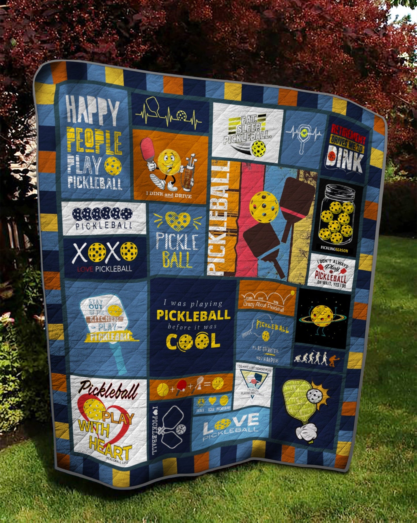 Pickleball TD12110061 Quilt Blanket