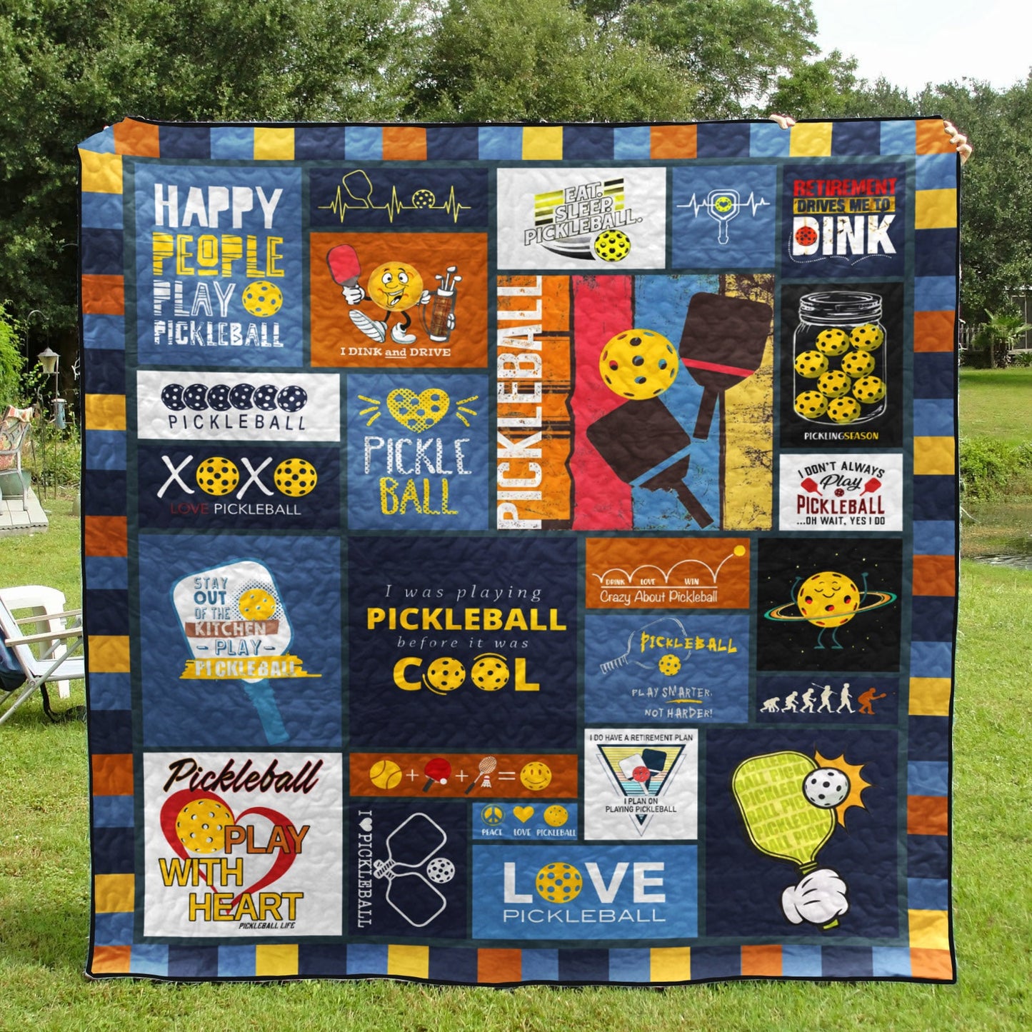 Pickleball TD12110061 Quilt Blanket