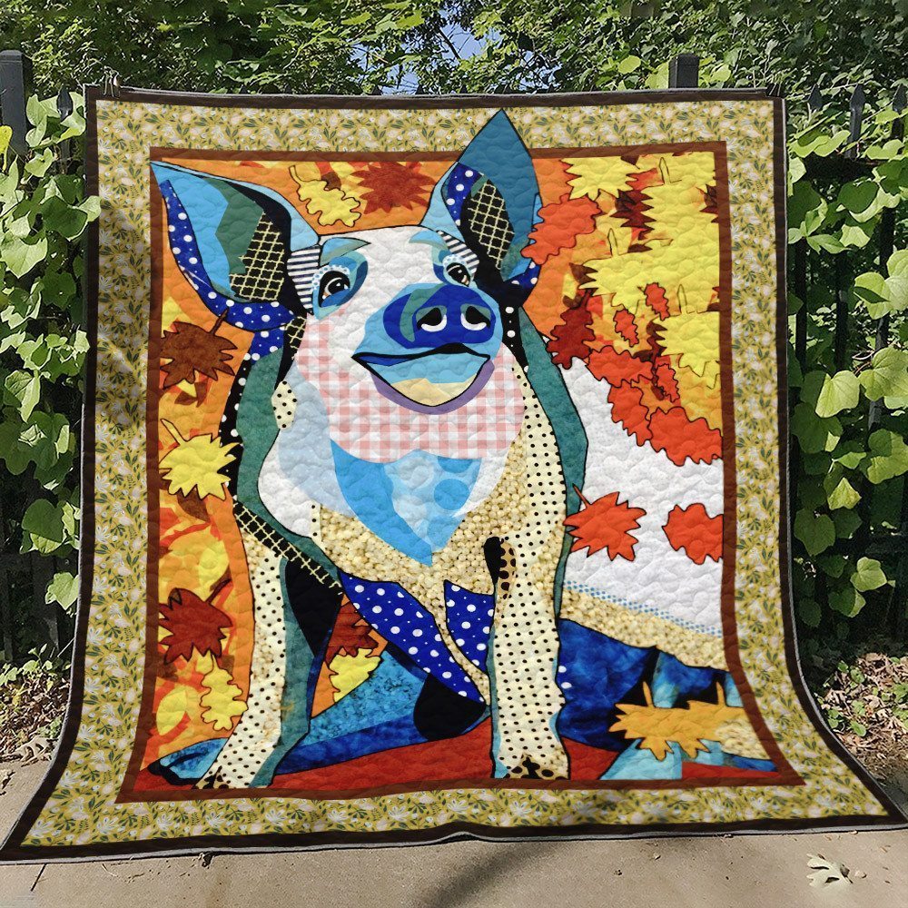 Pig CG160722 Quilt Blanket