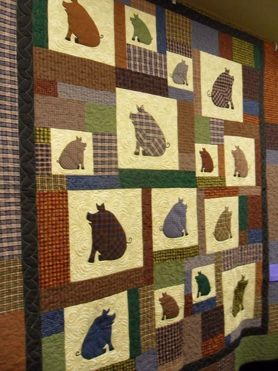 Pig CL130660 Quilt Blanket