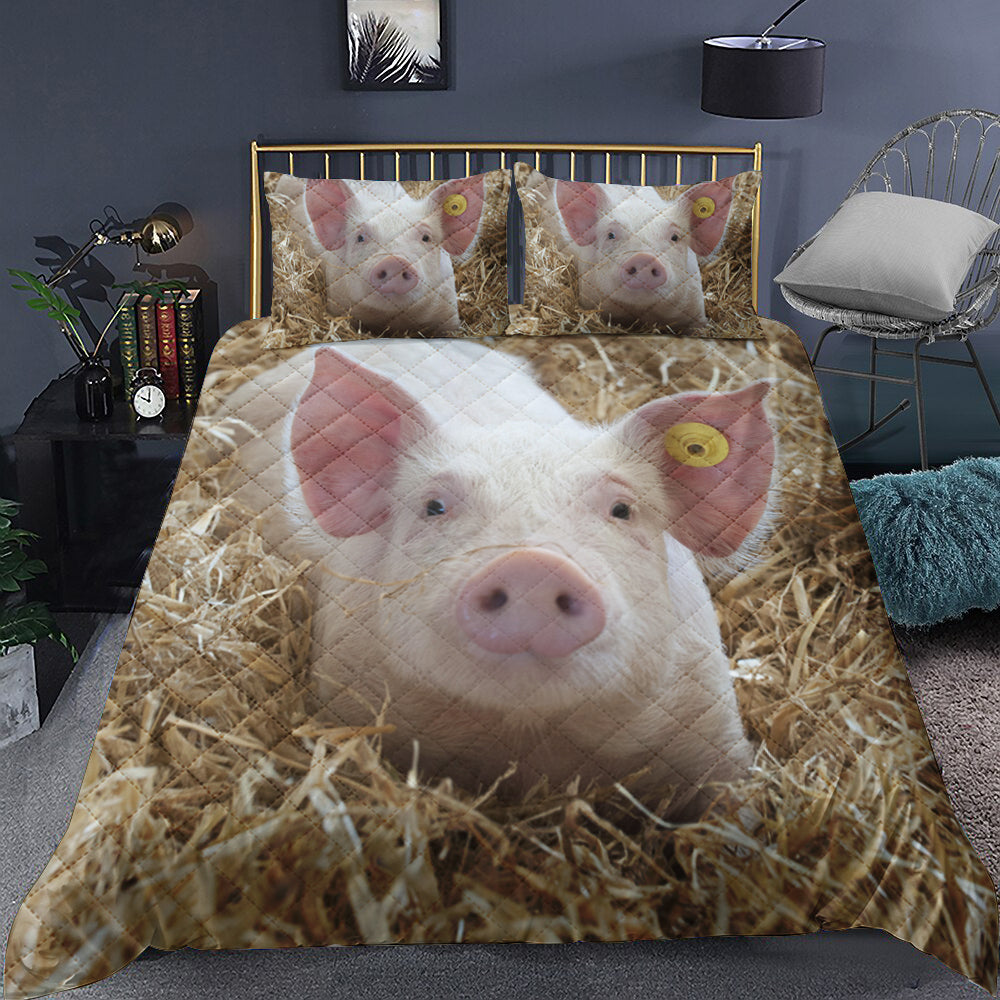 Pig Quilt Bedding Set TL021001