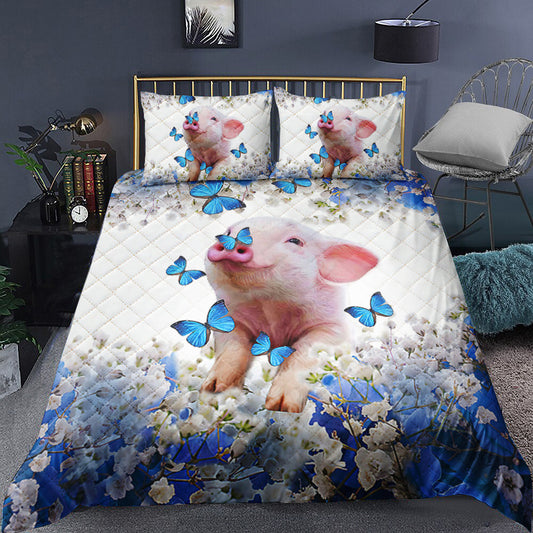 Pig Quilt Bedding Set TL170910