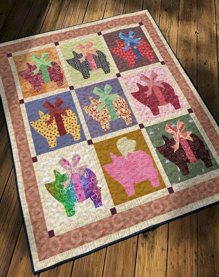 Pig TN210619 Quilt Blanket