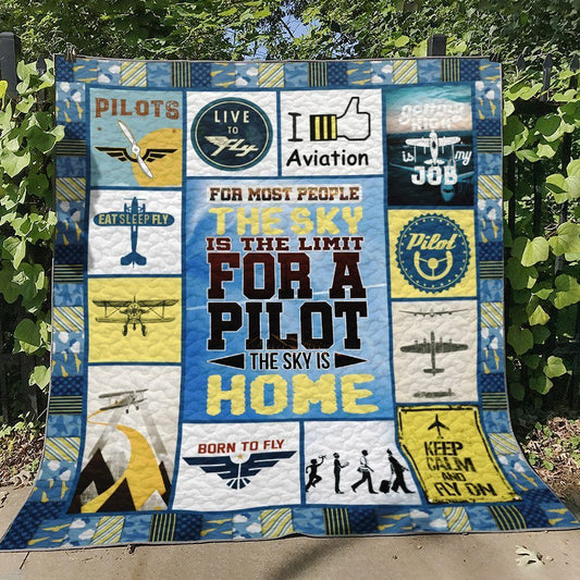 Pilot TN180709 Quilt Blanket