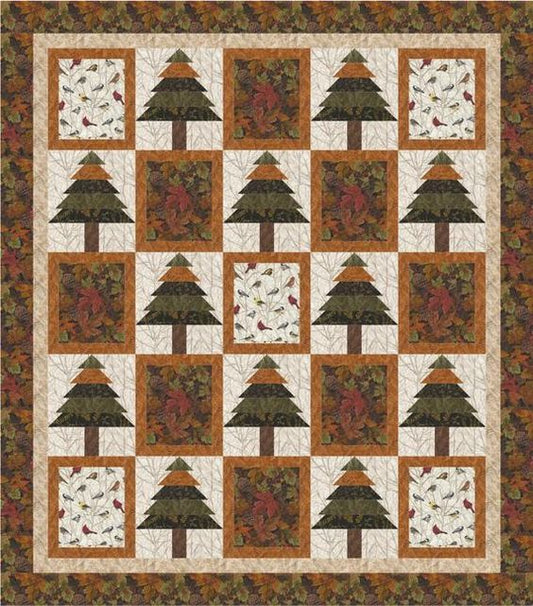 Pine Tree CLA0711600Q Quilt Blanket