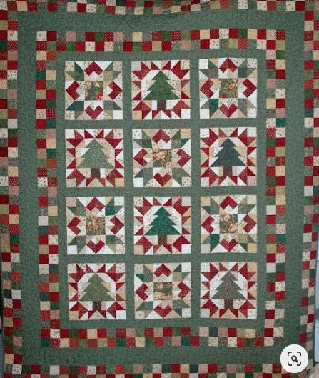 Pine Trees CLA1710449Q Quilt Blanket