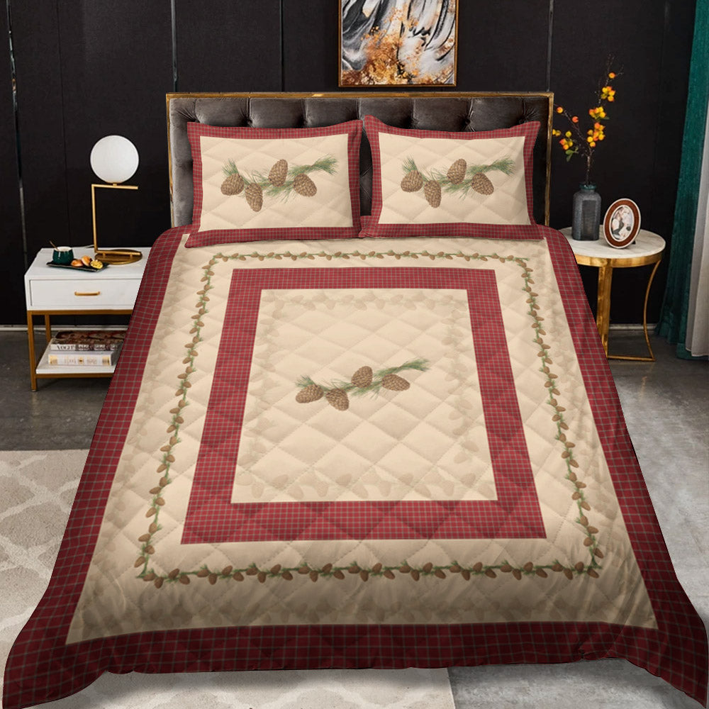 Pine Lodge CLM2510301B Quilt Bedding Set