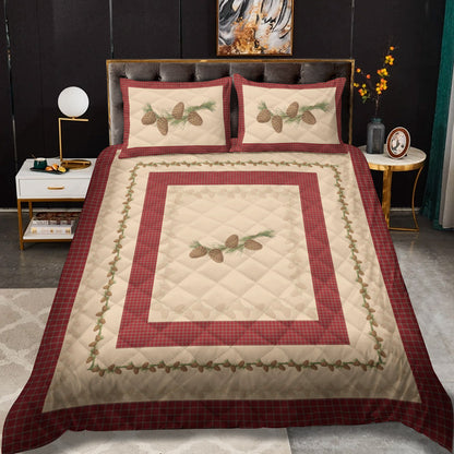 Pine Lodge CLM2510301B Quilt Bedding Set