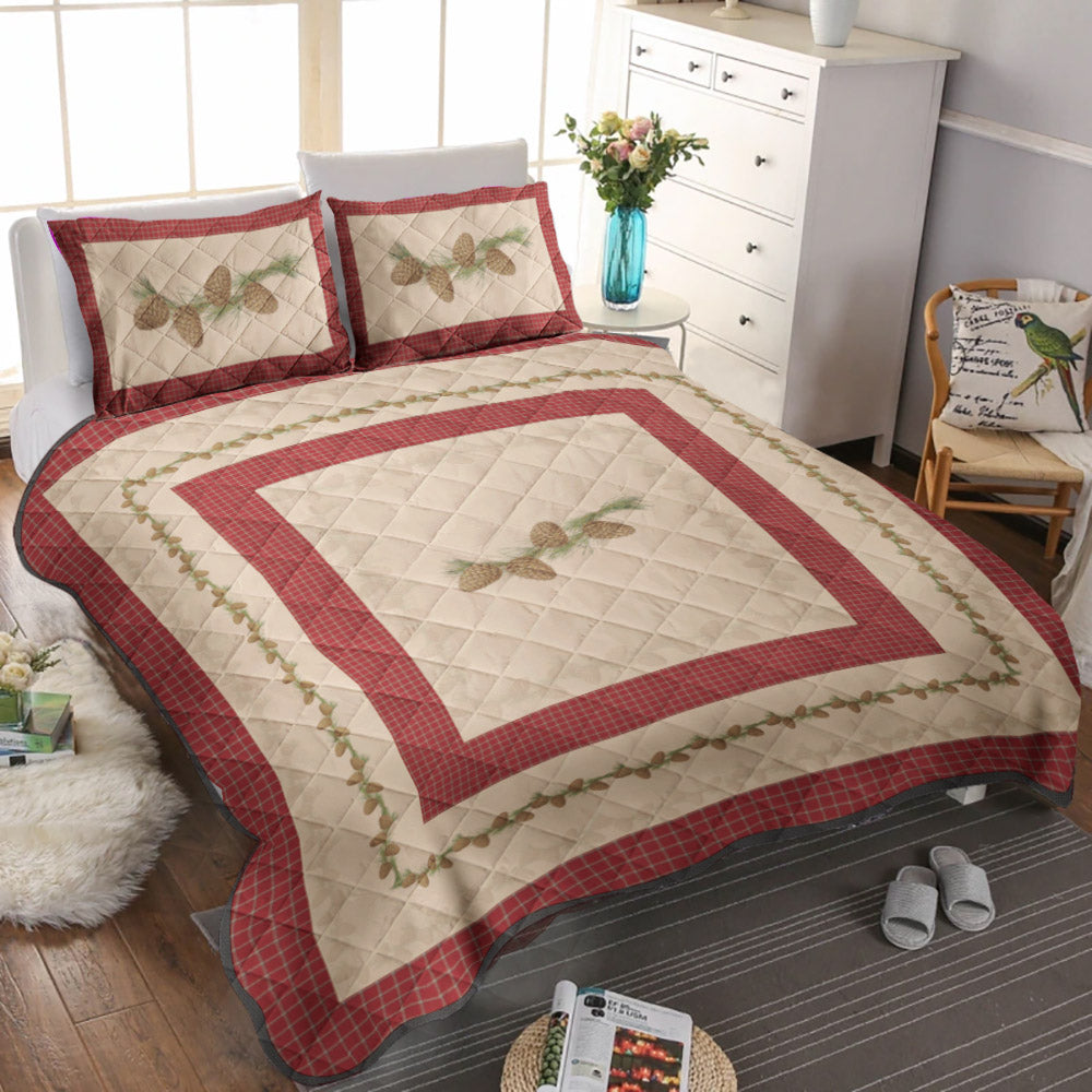 Pine Lodge CLM2510301B Quilt Bedding Set