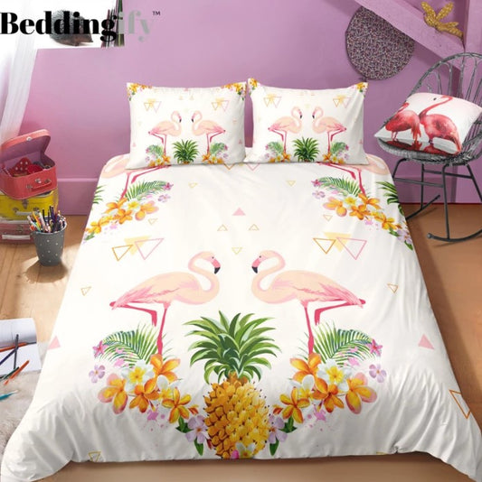 Pineapple And Flamingo CLH1410257B Bedding Sets