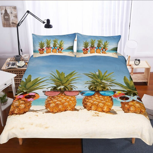 Pineapple Beach CL250998MDB Bedding Sets