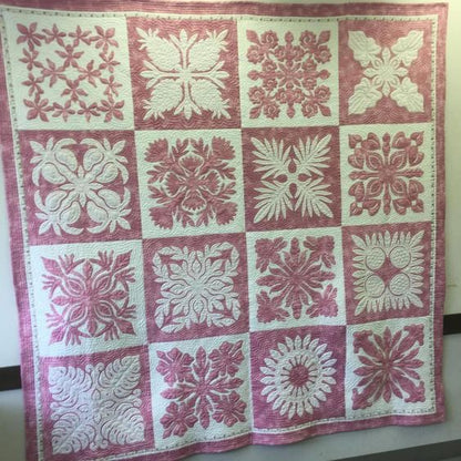 Pink Hawaiian CLA1210293Q Quilt Blanket