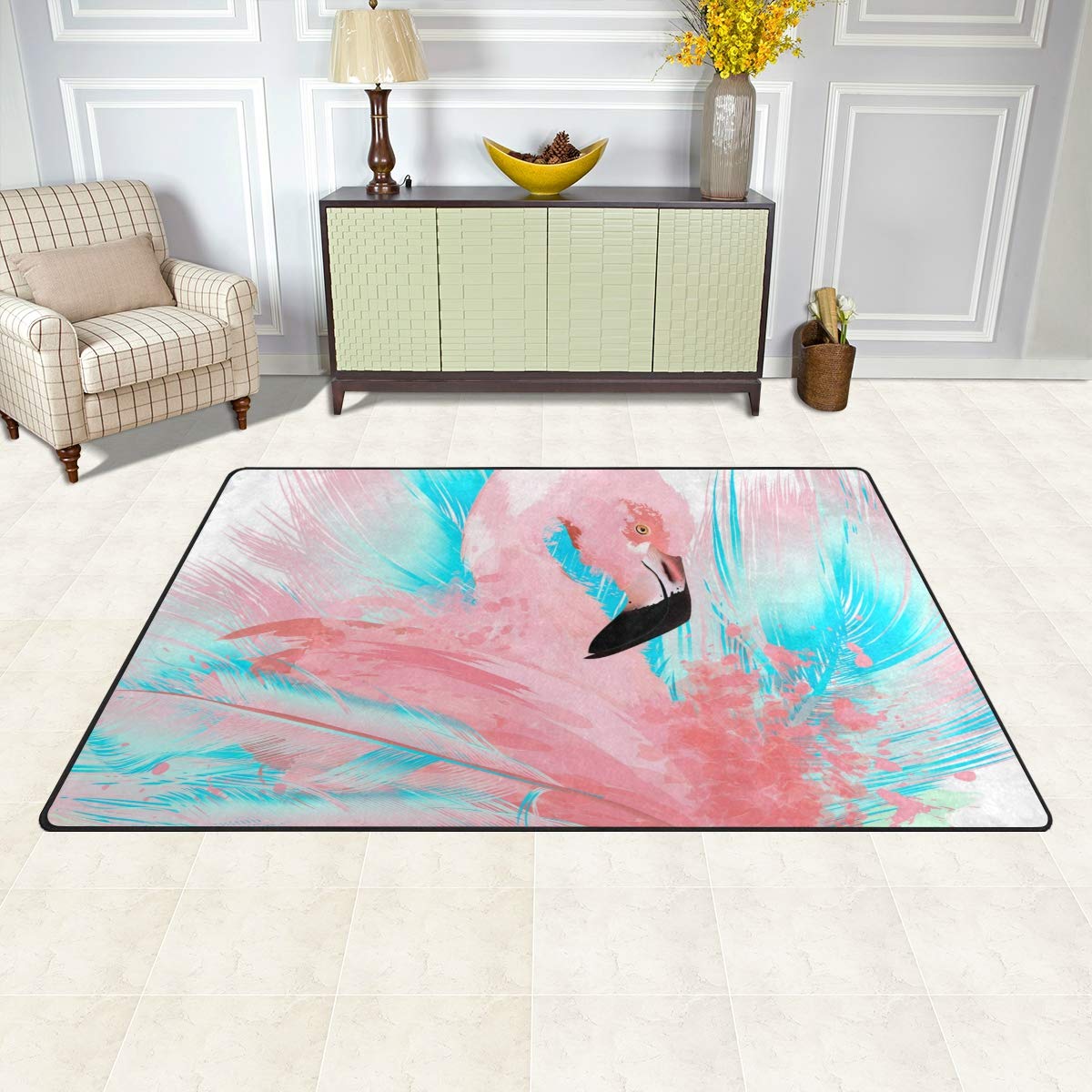 Pink Flamingo CLG1910085R Rug