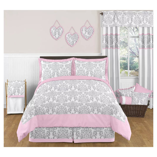 Pink Gray Elizabeth CLA2110398B Bedding Sets