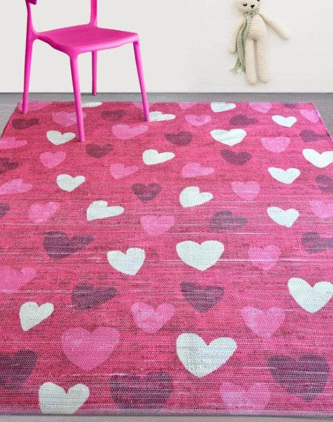 Pink Heart CLT0412062A Rug