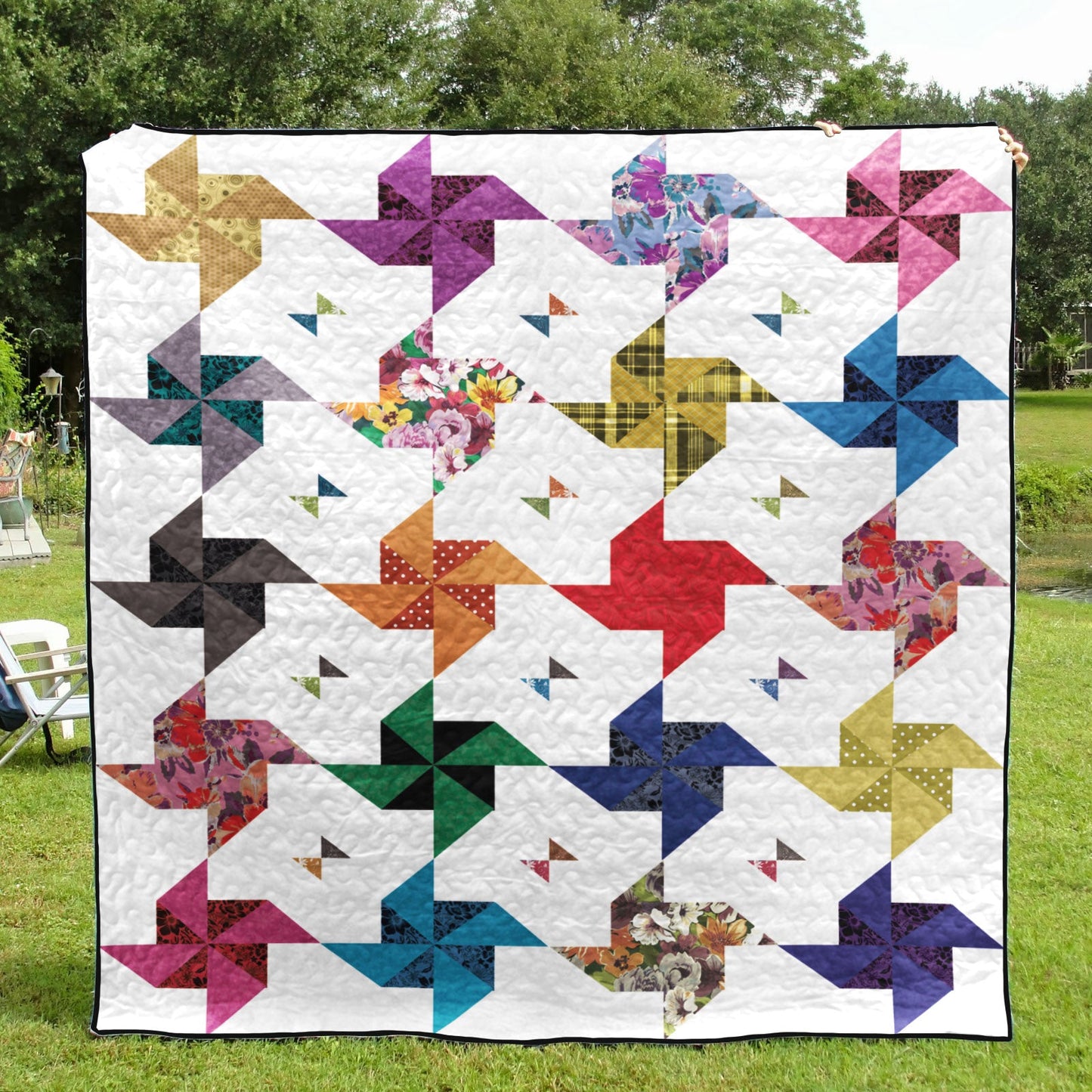 Pinwheel CLM200677 Quilt Blanket