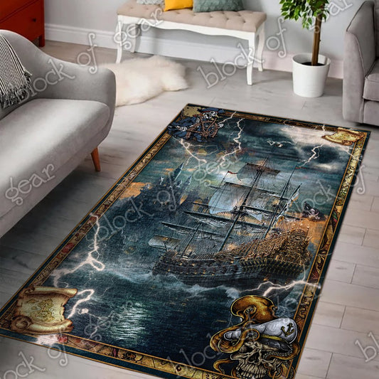 Pirate Ship CL300945MDR Rug