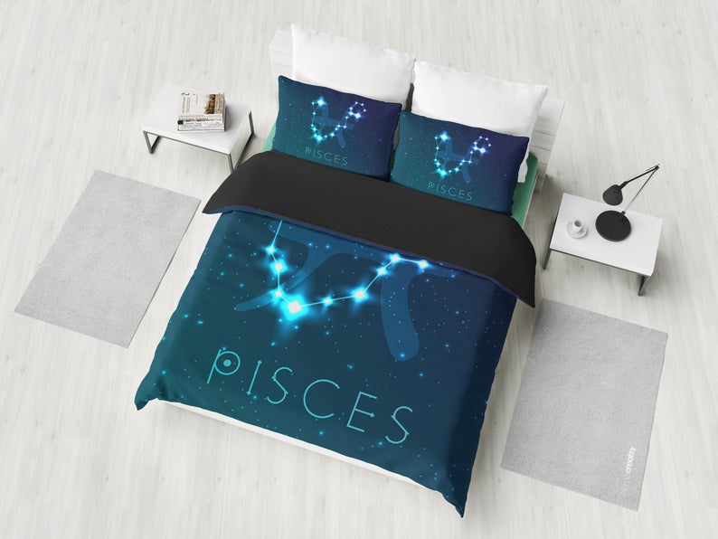 Pisces Zodiac Sign Astrology CLH1010309B Bedding Sets