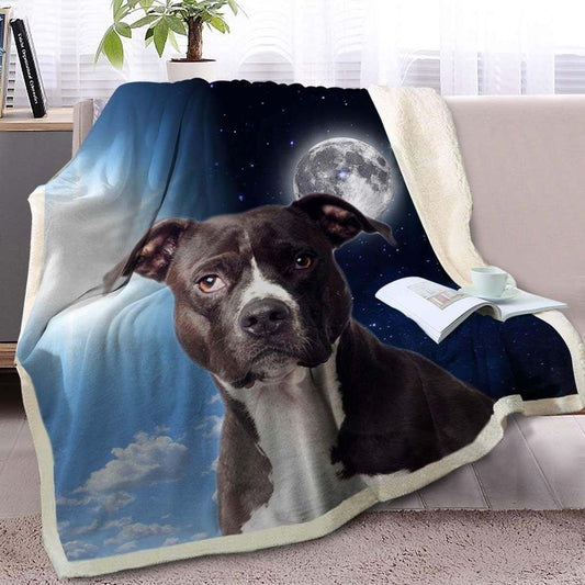 Pit Bull CL1208149MD Sherpa Fleece Blanket