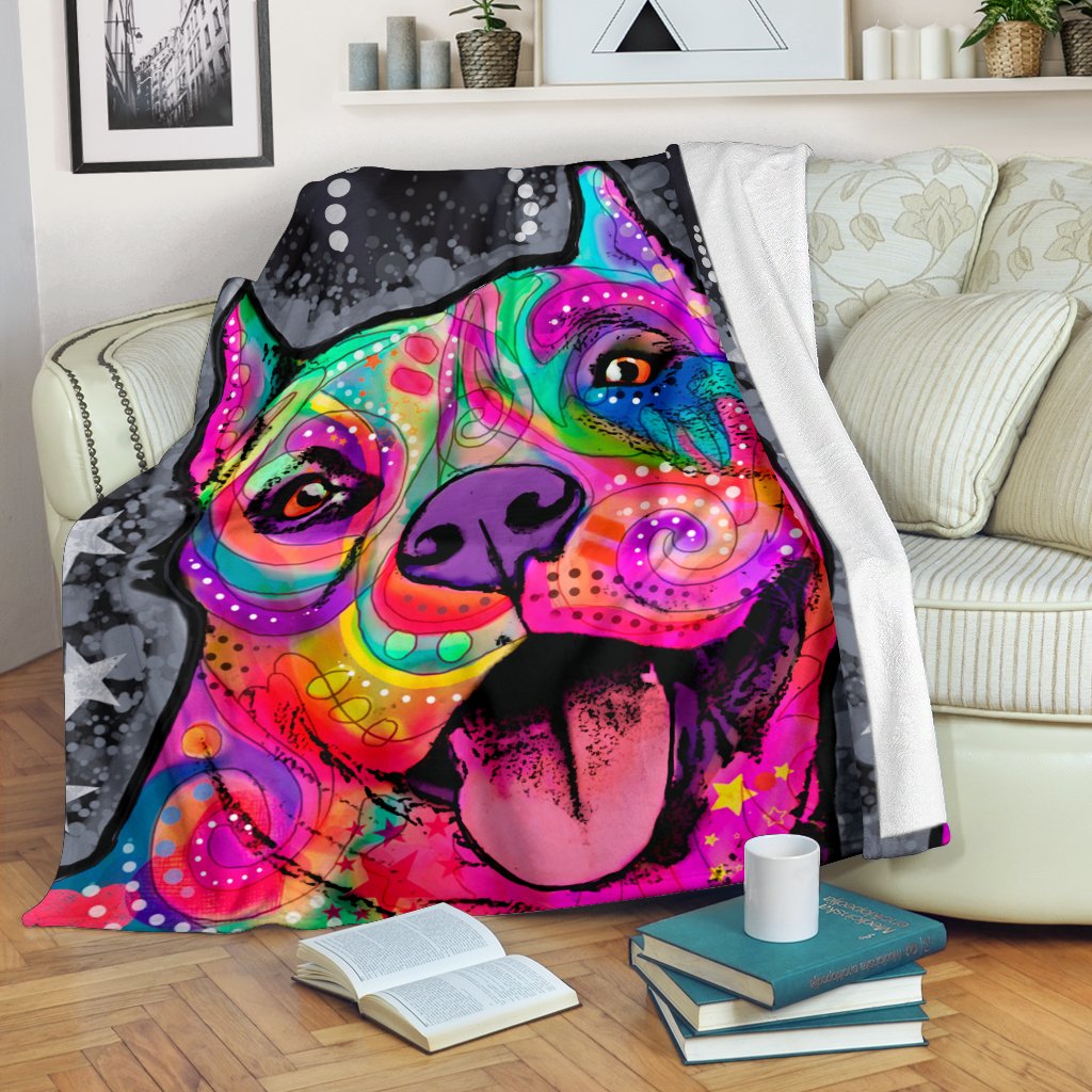 Pit Bull CLM2410263S Sherpa Fleece Blanket