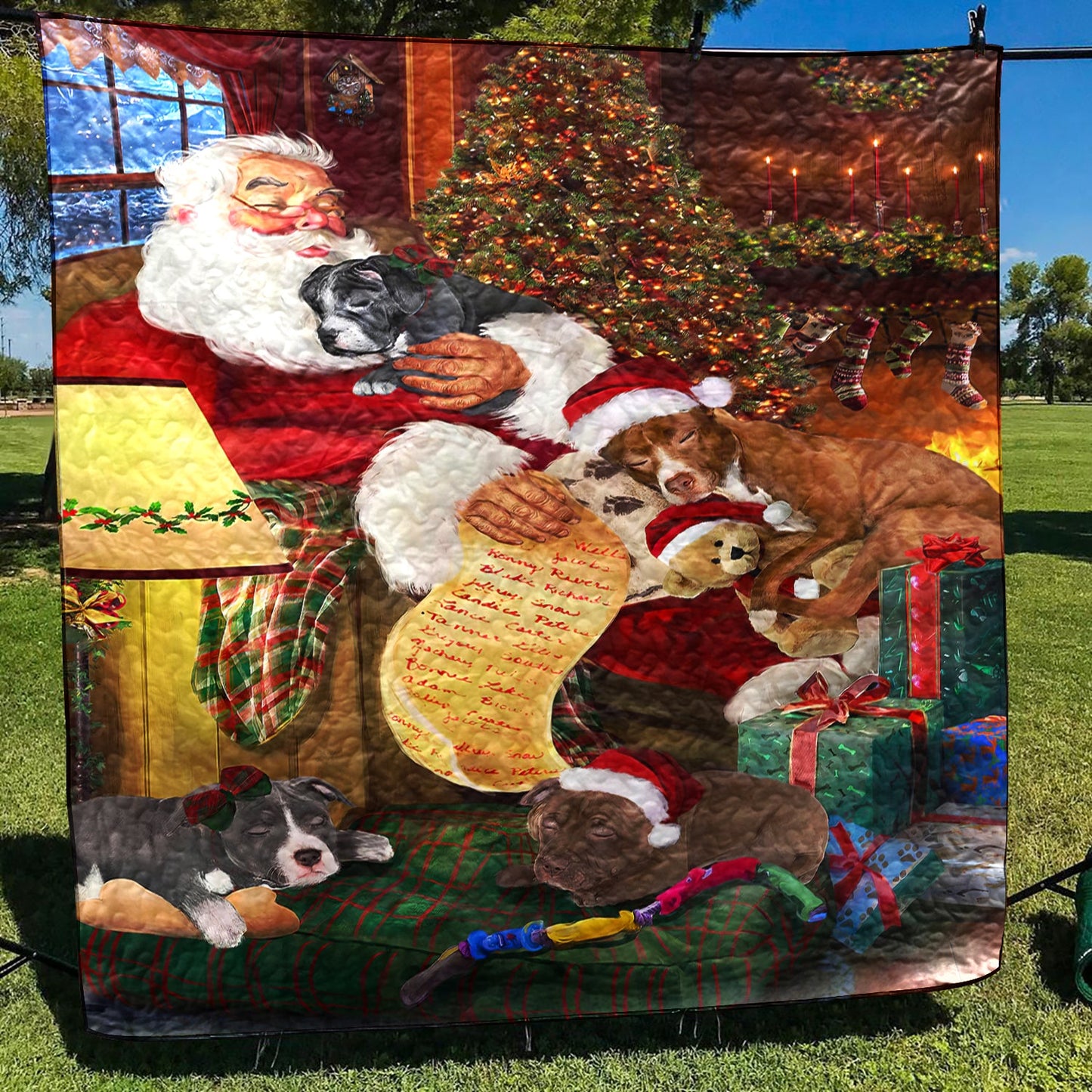 Pitbull CL18111260MDQ Art Quilt