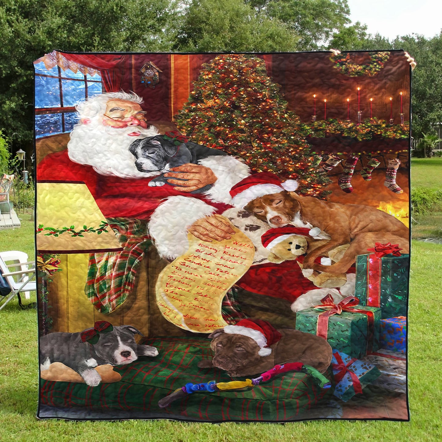 Pitbull CL18111260MDQ Art Quilt