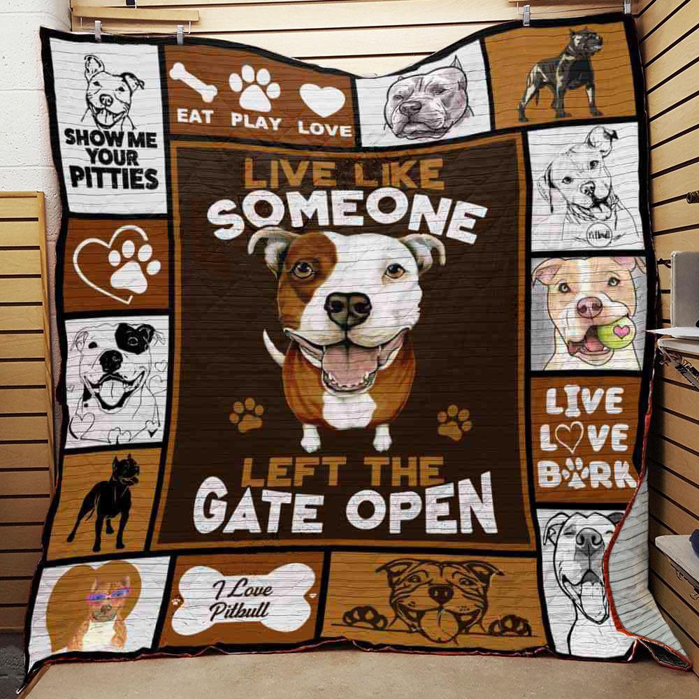 Pitbull CLA1412314Q Quilt Blanket