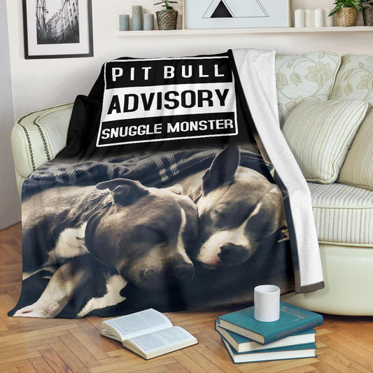 Pitbull CL05110482MDF Sherpa Fleece Blanket