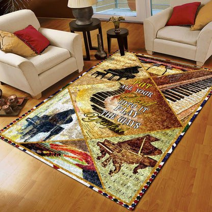 Play The Way You Feel,piano CL171027MDRR Rug