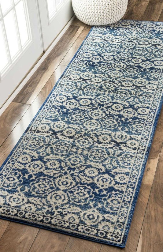 Plumville Navy Blue CLA1110162RR Runner Rug