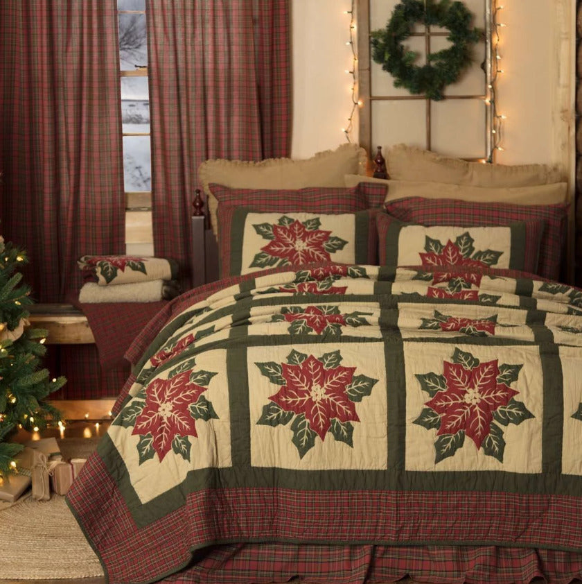 Poinsettia Christmas CLM2510312B Bedding Sets
