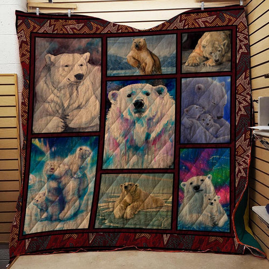 Polar Bear CLH0611032Q Quilt Blanket