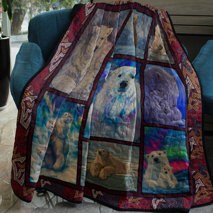 Polar Bear CLH0611032Q Quilt Blanket