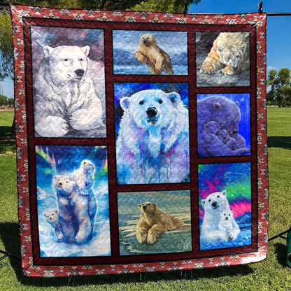 Polar Bear CLH0611032Q Quilt Blanket