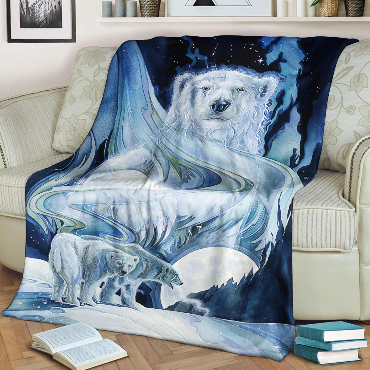 Polar Bear NT290852F Sherpa Fleece Blanket