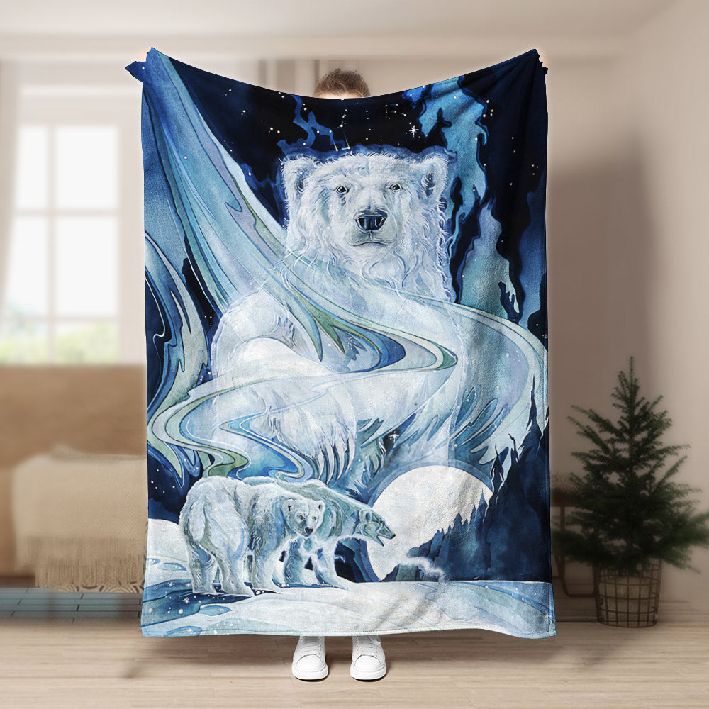 Polar Bear NT290852F Sherpa Fleece Blanket