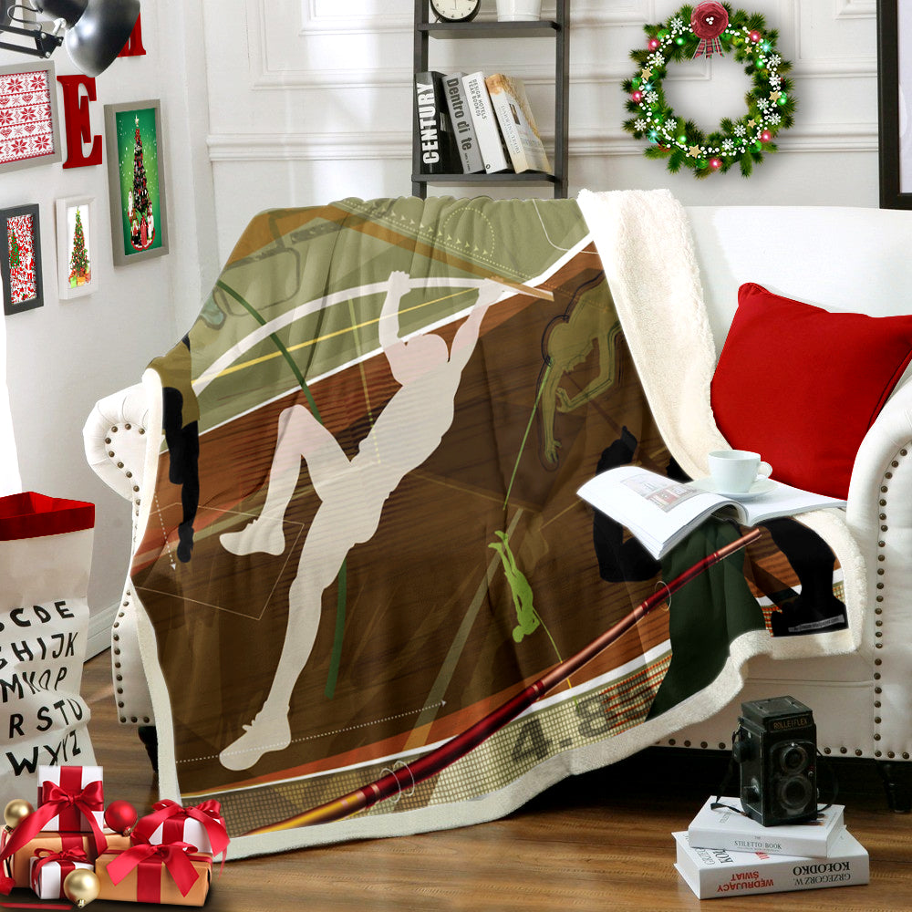 Pole Vault Sport TN0111131TT Sherpa Fleece Blanket