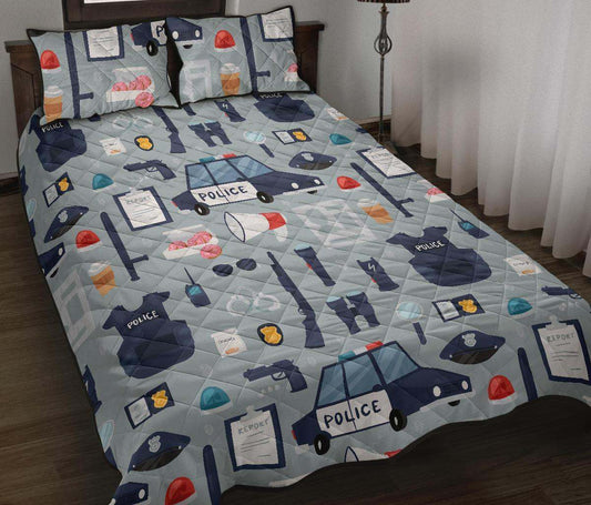 Police CL12100508MDB Quilt Bedding Set