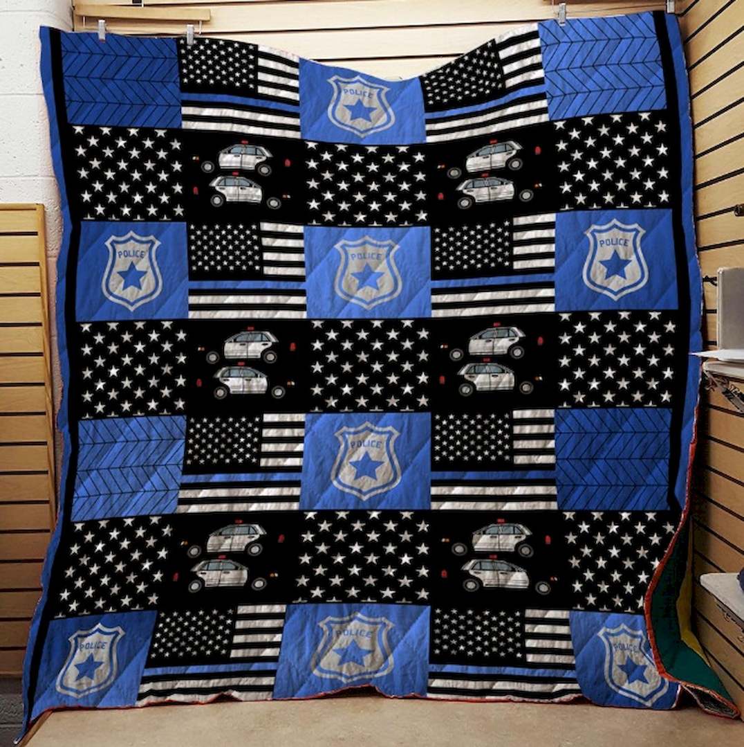 Police Officer CLD1806109 Quilt Blanket