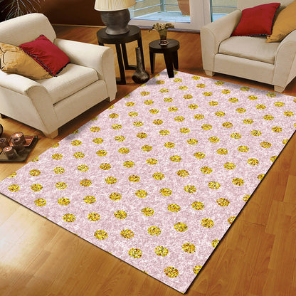 Polka Dot Gold Pink CLA15100966R Rug