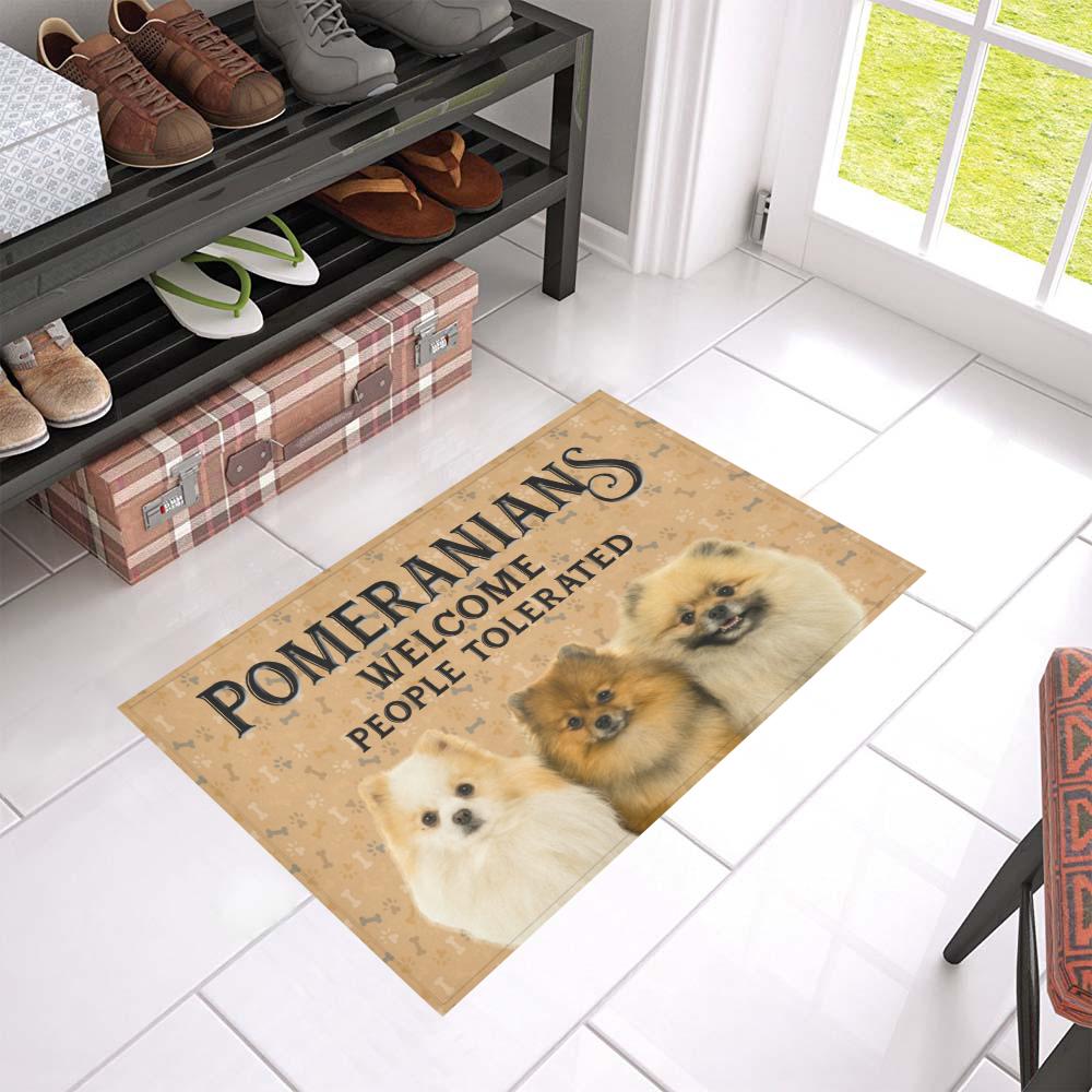 Pomeranian CL02110363MDD Non-slip Door mats