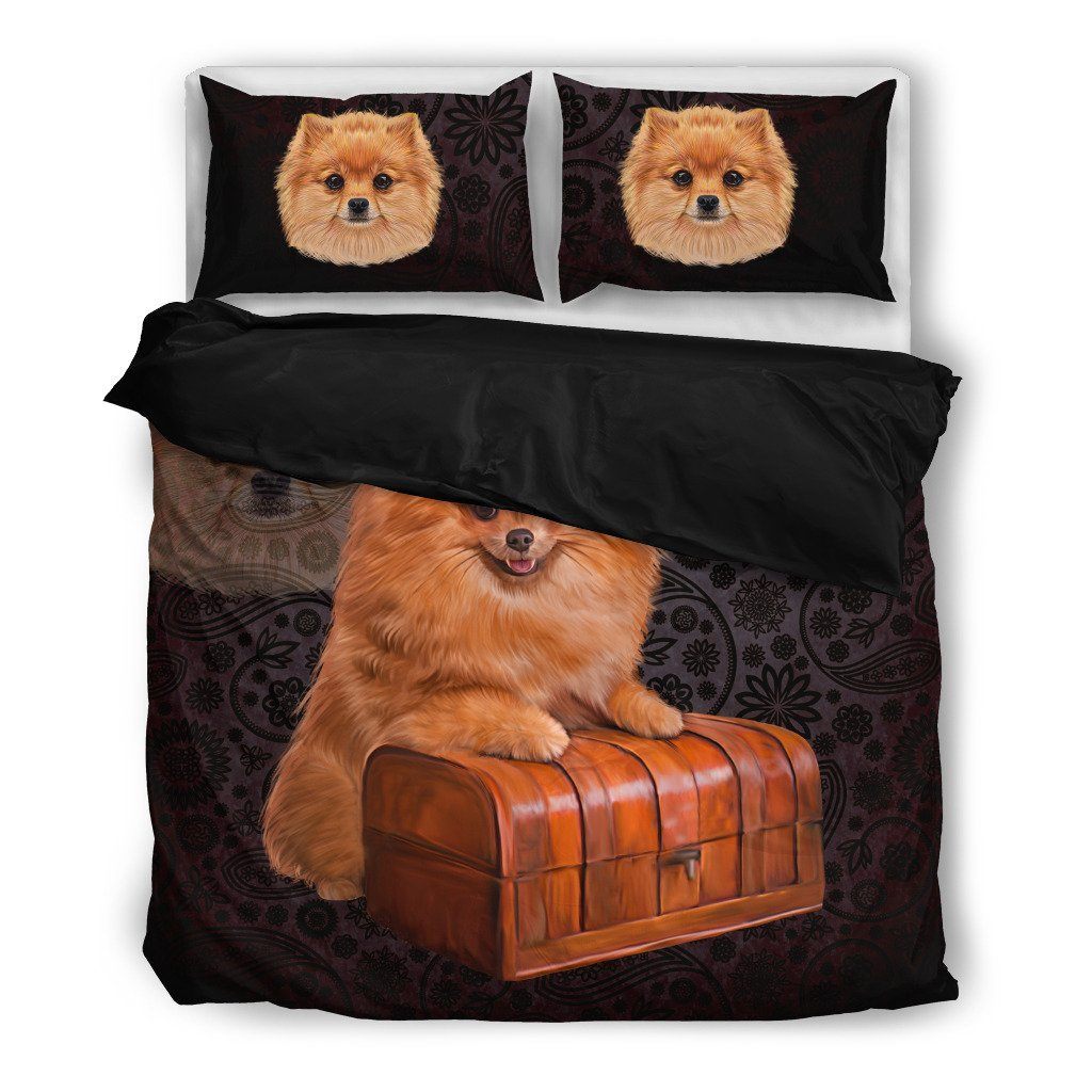 Pomeranian CL12110182MDB Bedding Sets