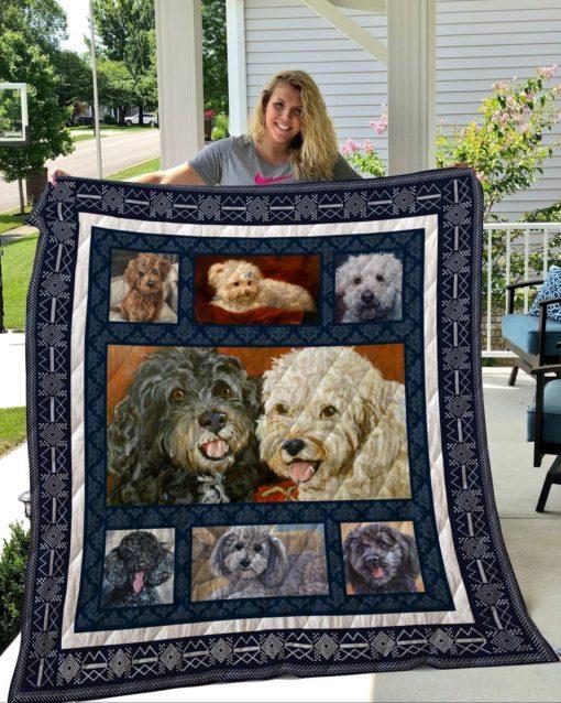 Poodle CLH0611038Q Quilt Blanket