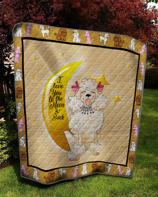 Poodle TD10111288 Quilt Blanket