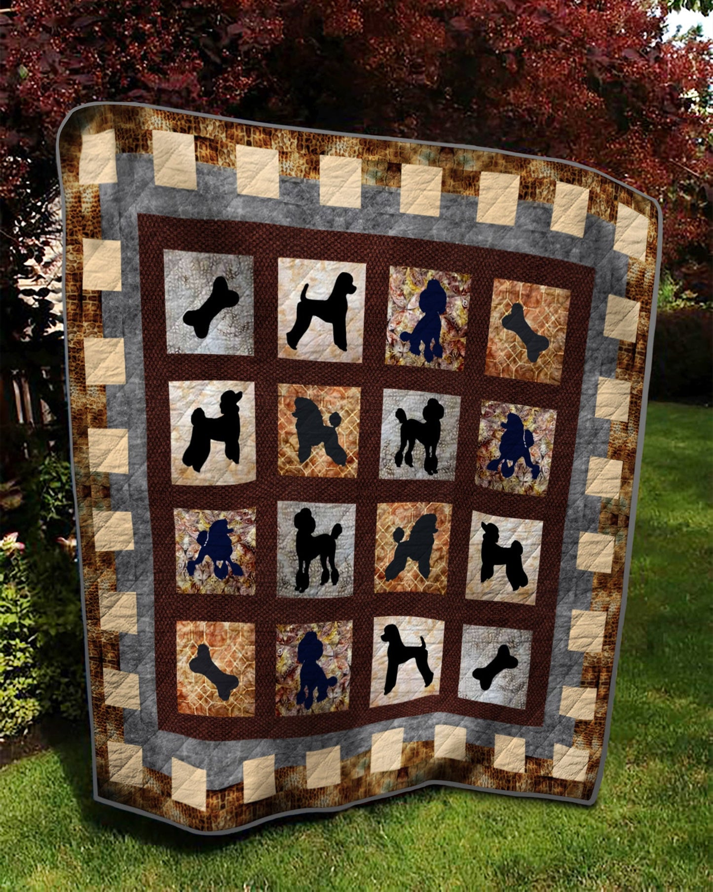 Poodle TD21110524 Quilt Blanket